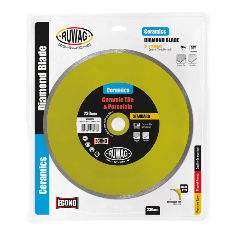 Ruwag Diamond Blade - 115 mm Segmented Rim (Masonry / Concrete) (ECONO)