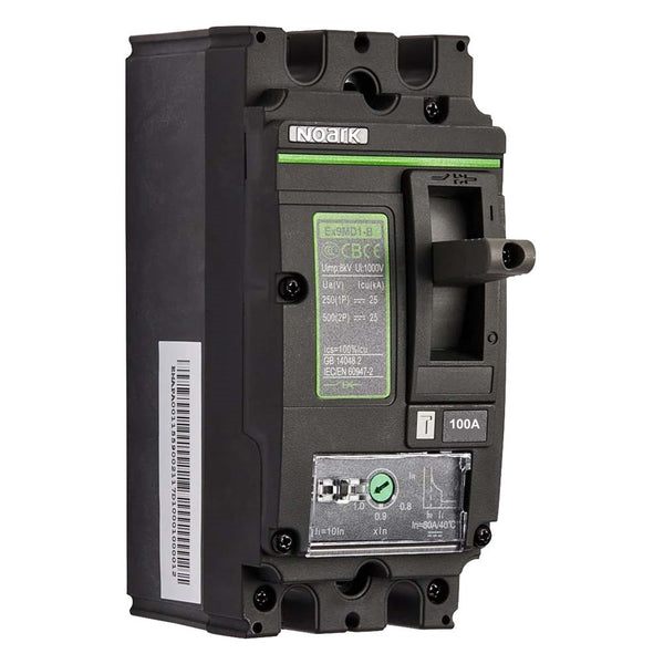 DC Adjustable MCCB 2P 500V 25KA