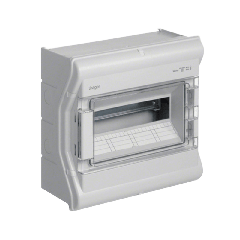 Hager 12-Way IP65 Surface Mount Distribution Board