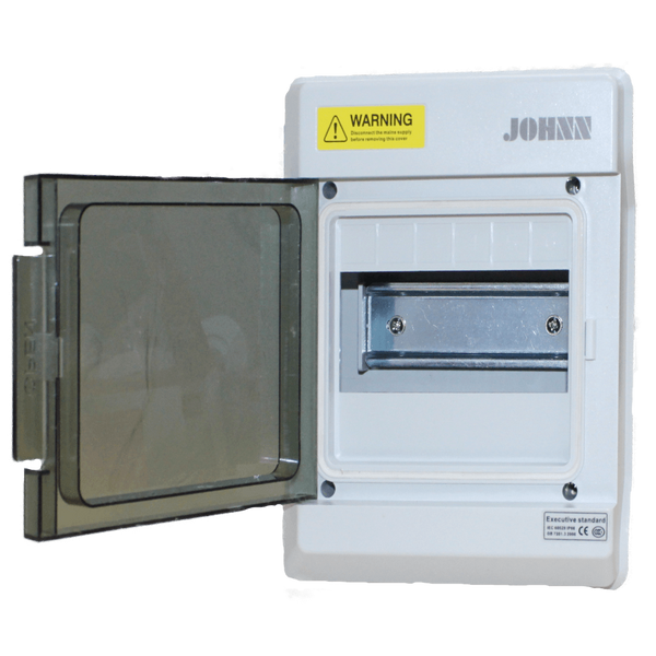 Chint 6-Way Surface Distribution Board - PVC, Weatherproof, IP66 (IP65)