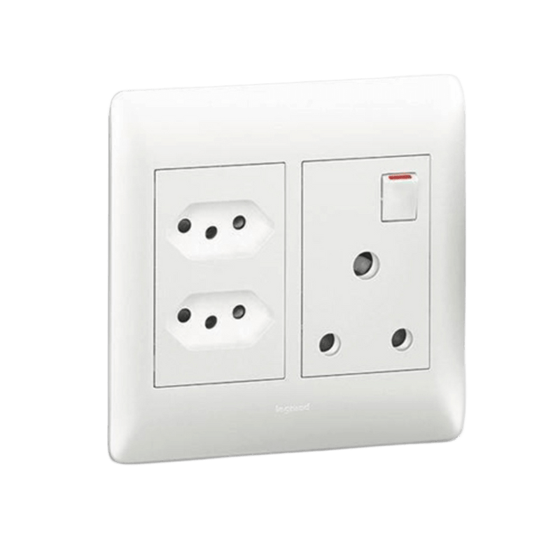 Legrand Ysalis SA+ Slimline Socket - White (Model: PY701025WHT)
