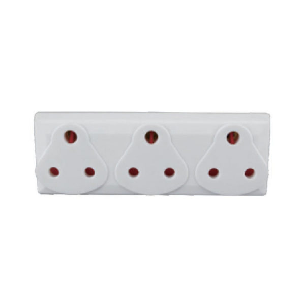 Ausma Wall Plug Adaptor - 3×16A 3-Pin (Side by Side)