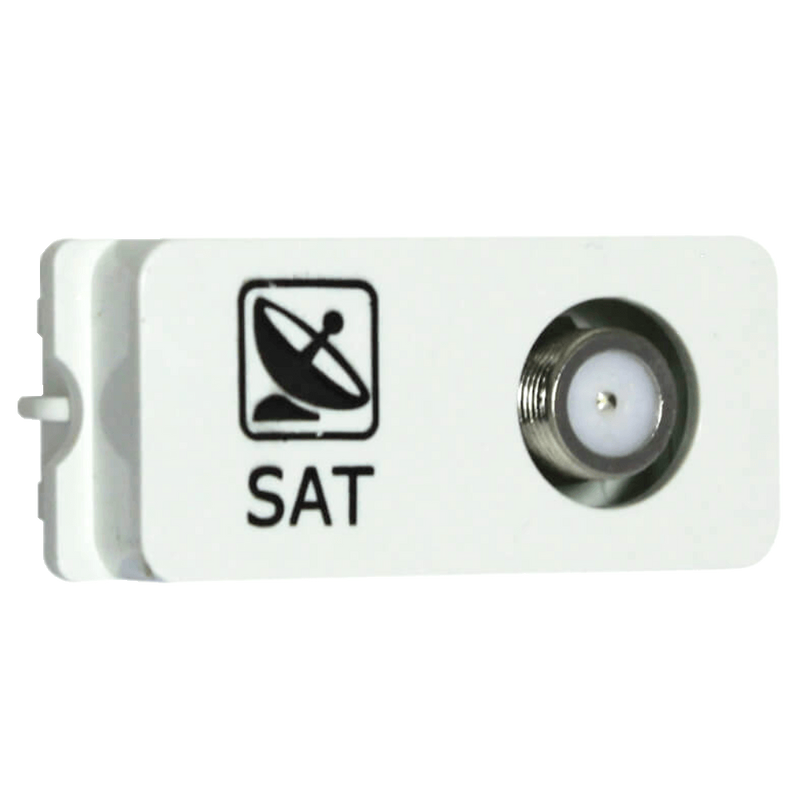 Veti 1 - Satellite Socket Outlet White
