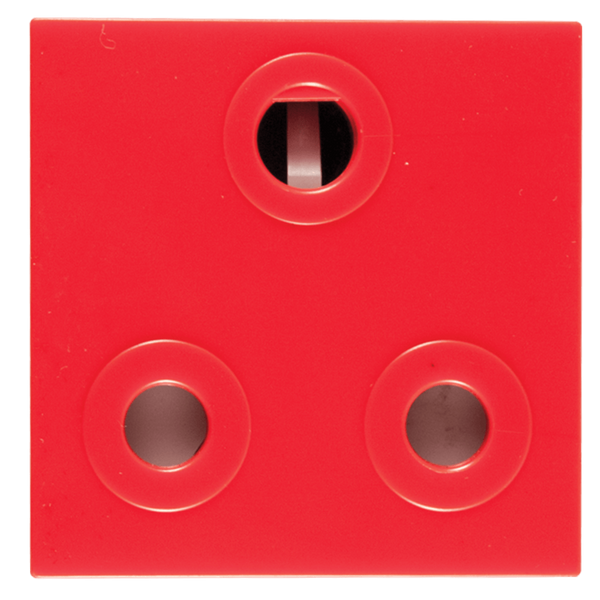 Crabtree Diamond 16A Dedicated Socket Module (Red)