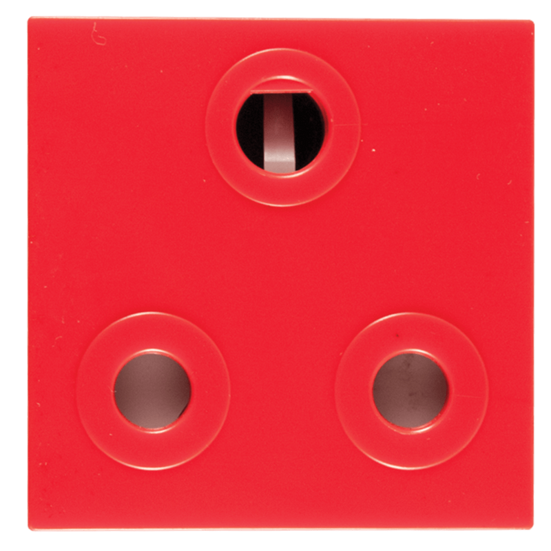 Crabtree Diamond 16A Dedicated Socket Module (Red)
