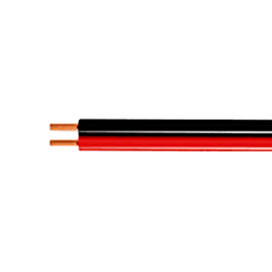 1.0 mm² Red/Clear Twin-Core Ripcord Cable