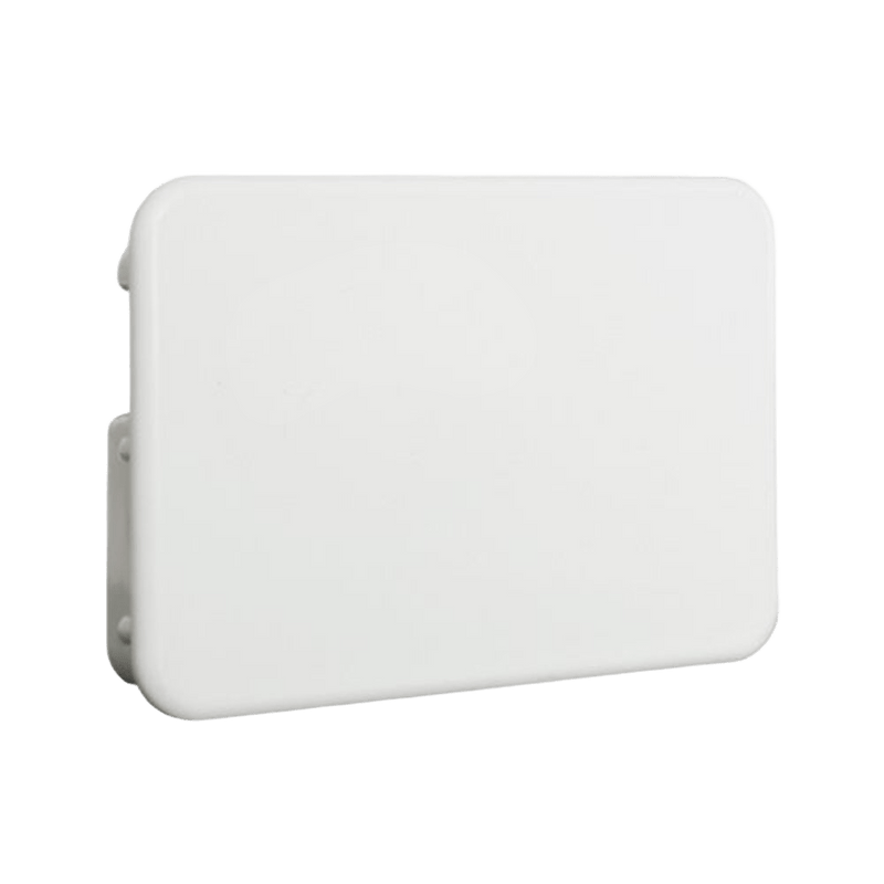 Trunking End Cap - 40x40mm, Compact PVC, White
