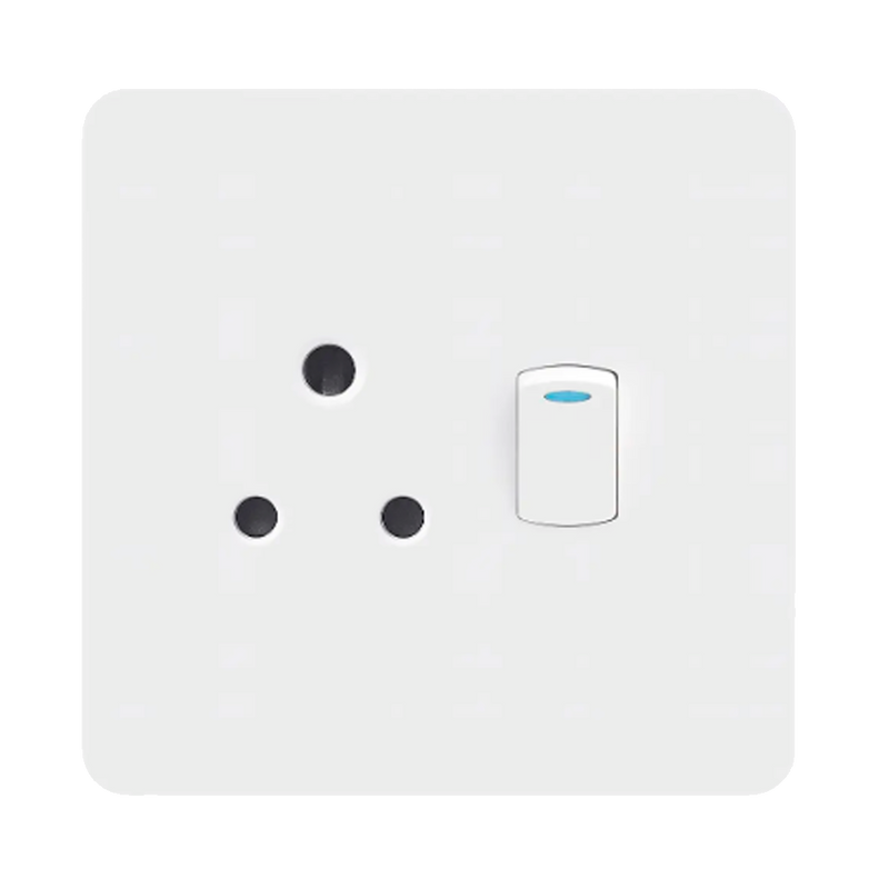 Chint Single Switched Socket - 16A (4×4)
