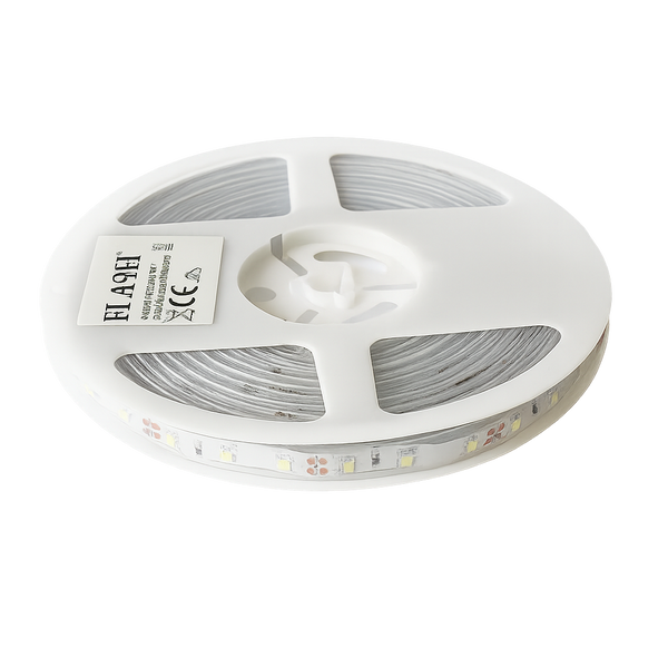 Flash 12V LED Strip Light - 9.6W, IP65 Rated, Daylight 6000K-6500K, 120 LEDs/m