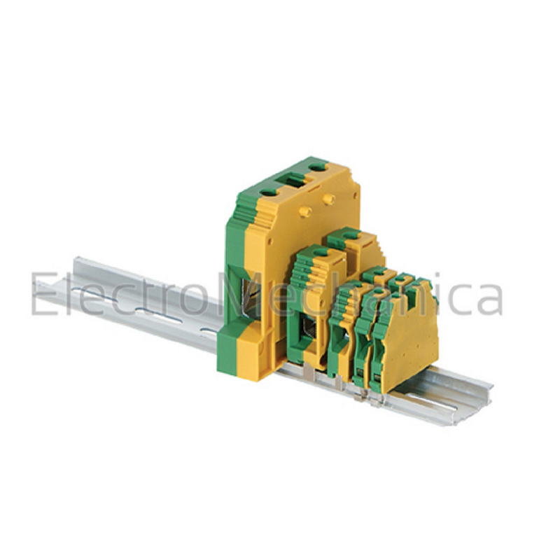 Klemsan 10 mm² Rail Mount Earth Terminal