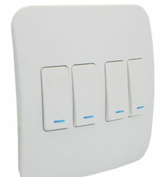 Veti 1 - 4 Lever 1 Way Switch White