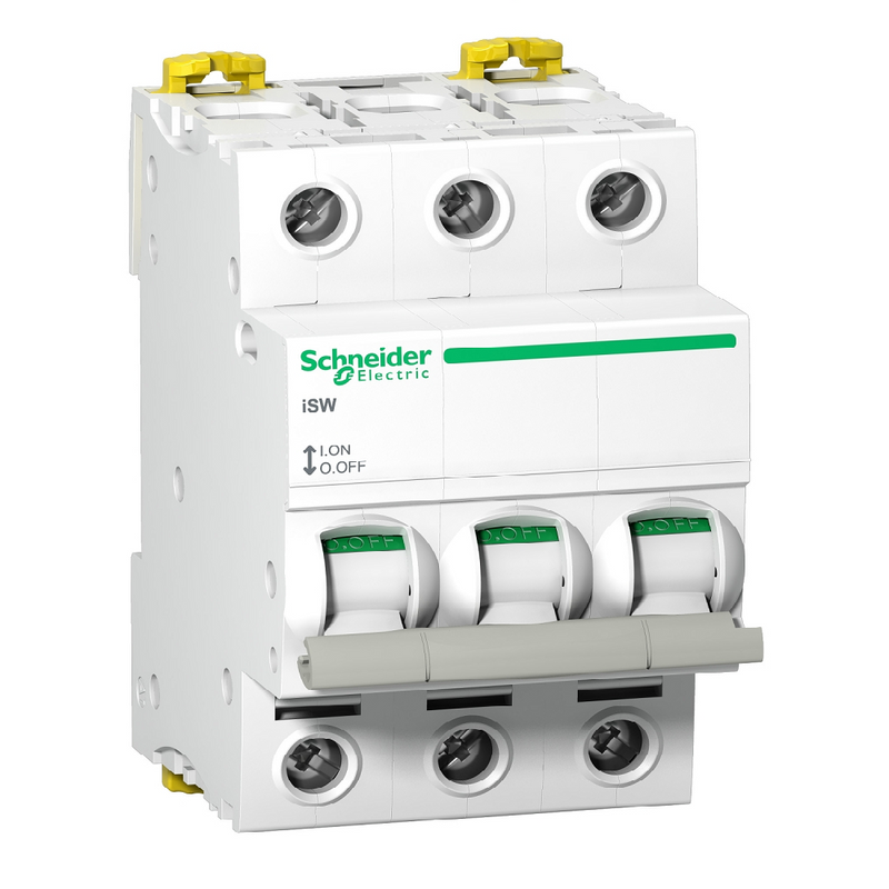 Schneider 125A 3P Isolator - 415V AC, DIN Rail