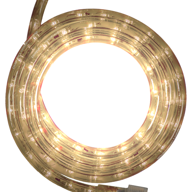 MES 220V Rope Strip Light 8W/m (IP65) - Warm White 3000K, Dimmable, 5050 SMD, 430lm, 14×6.5mm
