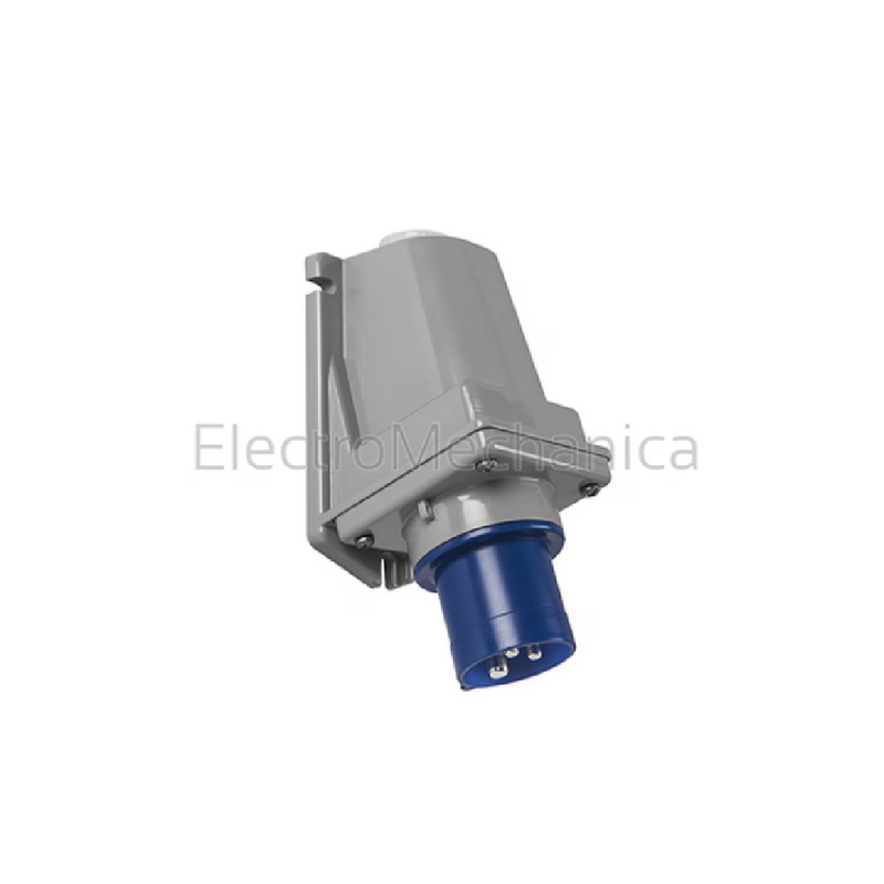 Scame CEE 16 A 3‑Pin Flush‑Mount Male Appliance Inlet - 75 × 75 mm, IP54