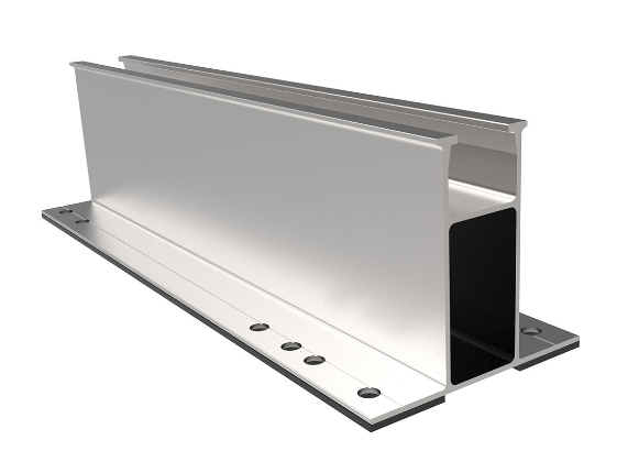 LX Solar - IBR/Corrugated Mount Bracket (Short Rail + EPDM, 12 × M6 Holes, 67H × 75W × 250L)