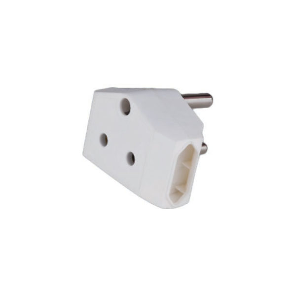 Ausma Wall Plug Adaptor - 1×16A 3-Pin + 2×5A 2-Pin