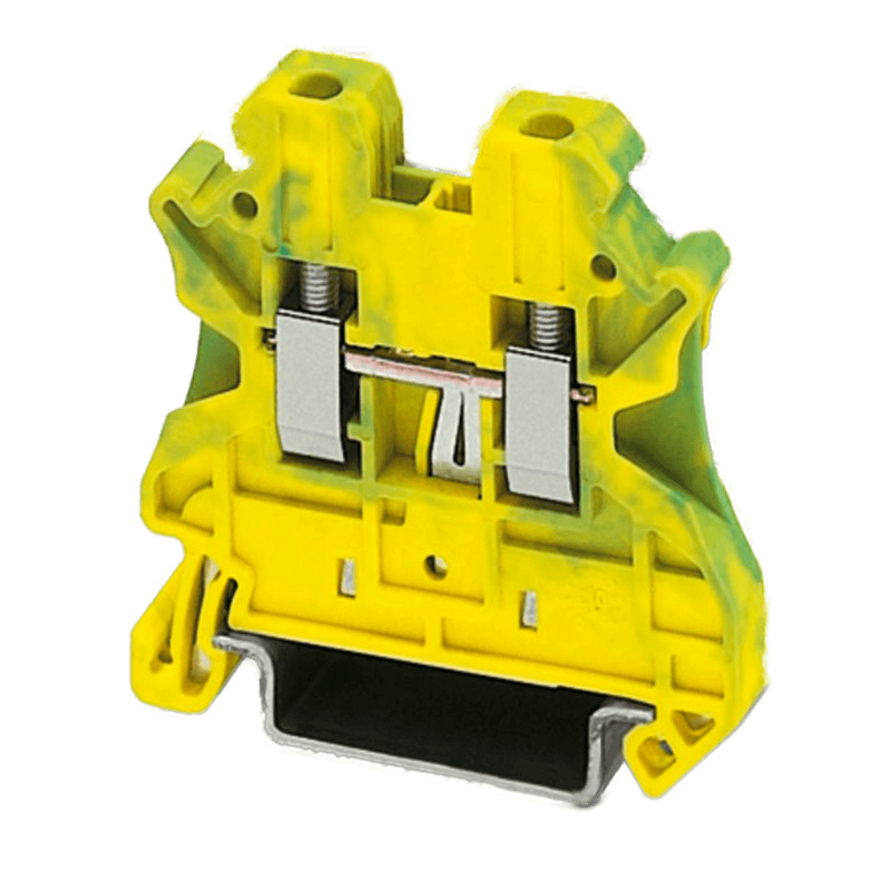 Phoenix UT 4‑PE Terminal Block Green/Yellow (Earth)