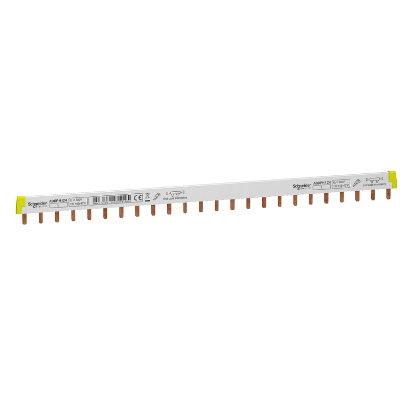 Schneider 1-Pole Busbar 24-Module 18 mm 100 A
