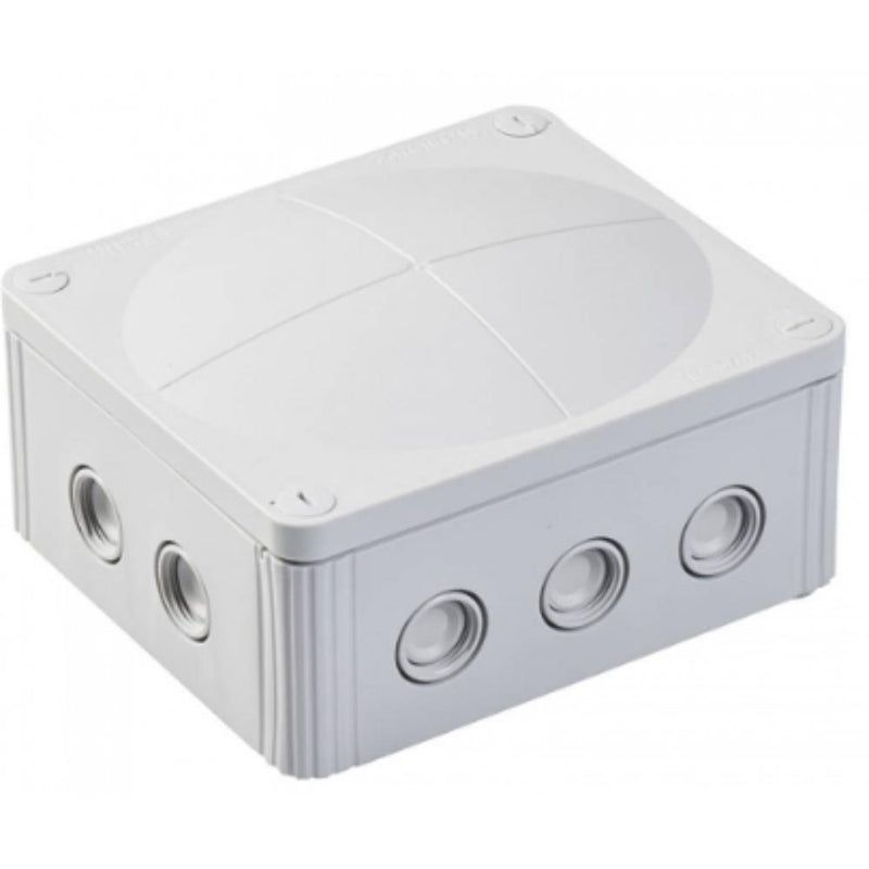 WISKA COMBI 1210 PVC Enclosure - 160×140×81 mm, Grey, IP 66/67