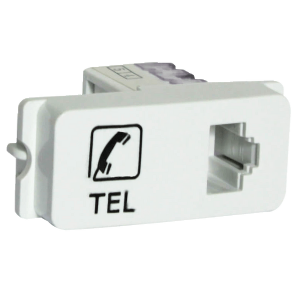 Veti 1 - Telephone Socket Outlet White