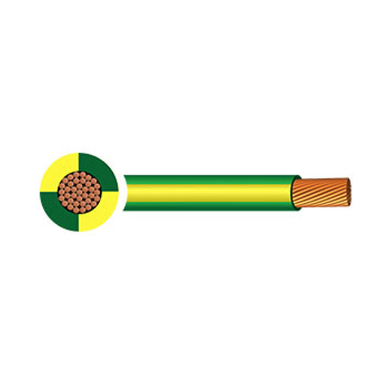 House wire Green/Yellow 6mm²