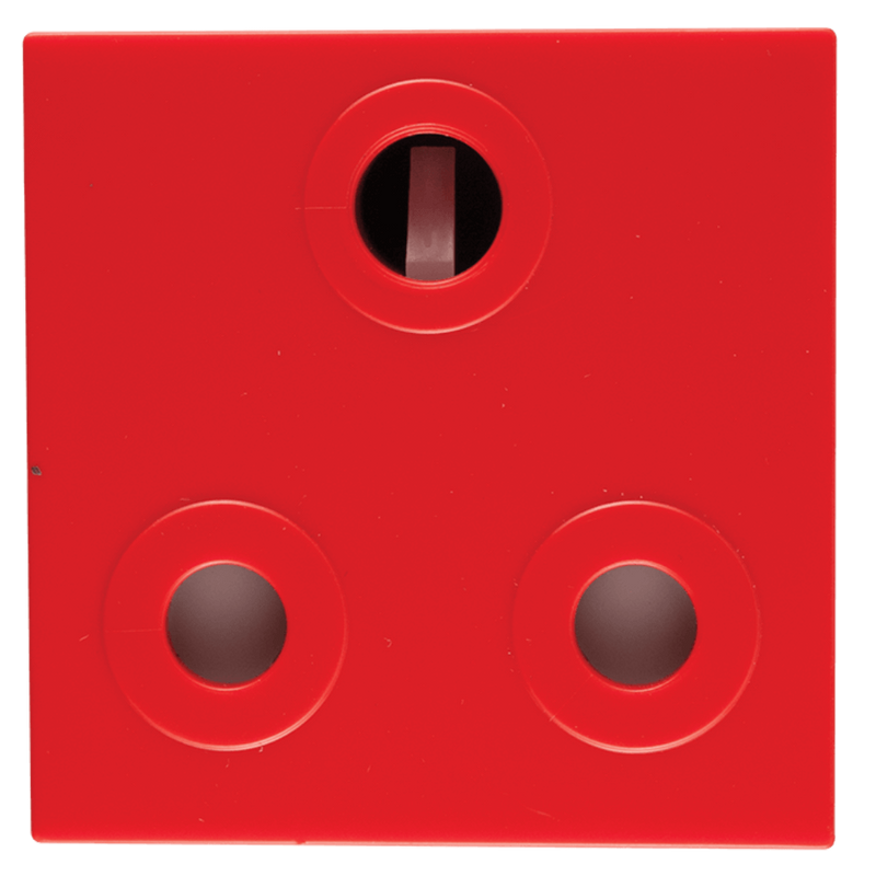 Crabtree Diamond Slimline 16 A Socket Module - Red (RSA)