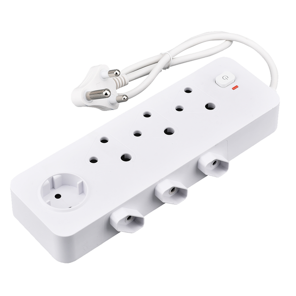 Chint Target 7-Way Multiplug - 3 x 16A RSA 3-Pin, 3 x V-Slim, 1 x Schuko