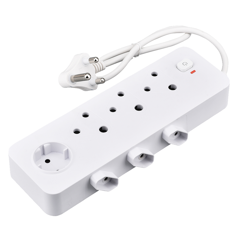 Chint Target 7-Way Multiplug - 3 x 16A RSA 3-Pin, 3 x V-Slim, 1 x Schuko