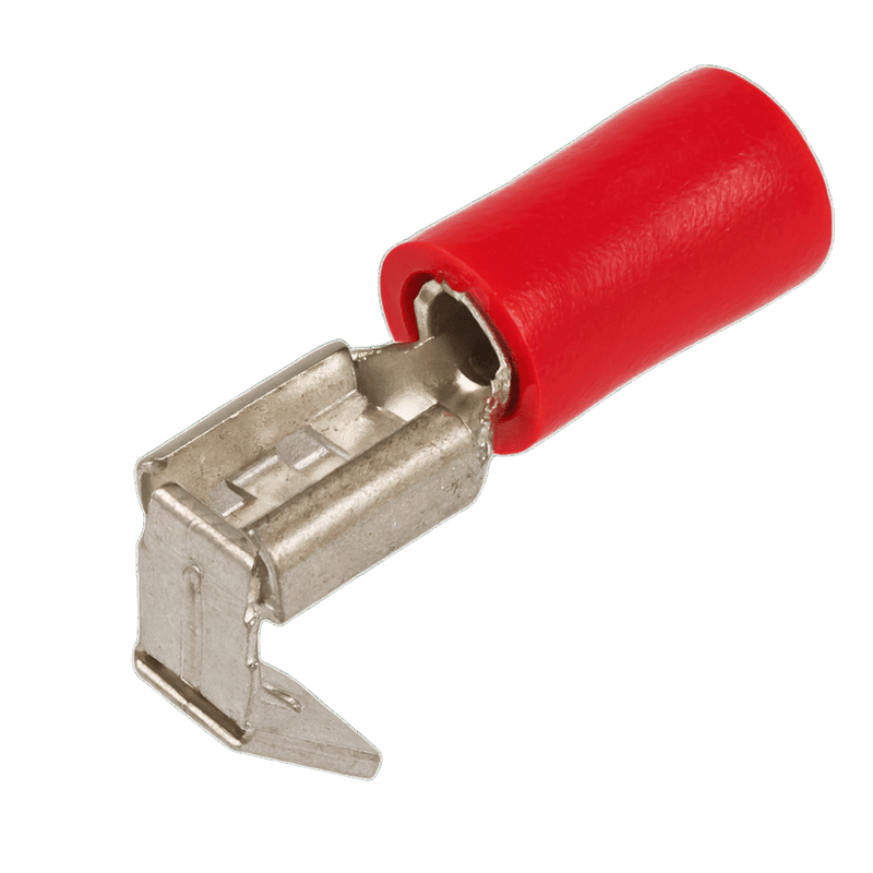 Insulated Red Piggyback Lug - 6.3 mm
