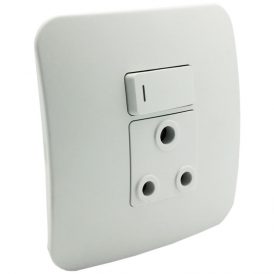 Veti 1 - Single SSO 16A RSA Socket Outlet White