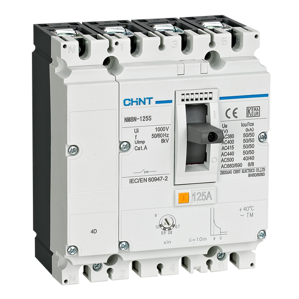 CHINT 35KA 500A 3P AC1000V MCCB (Thermal/M  0.7-1In)