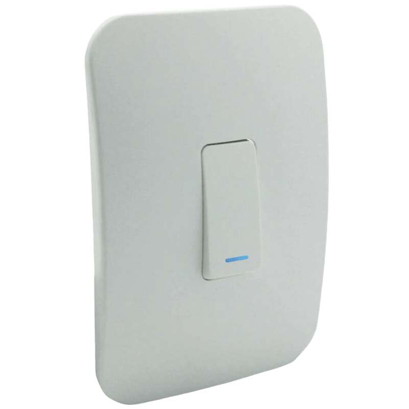 Veti 1 - 1 Lever 1 Way Switch with Locator 2×4 White