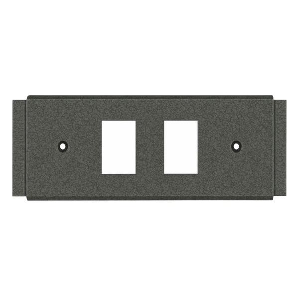 OBO MS 2× Krone Cover Complete - Hammer Tone Grey