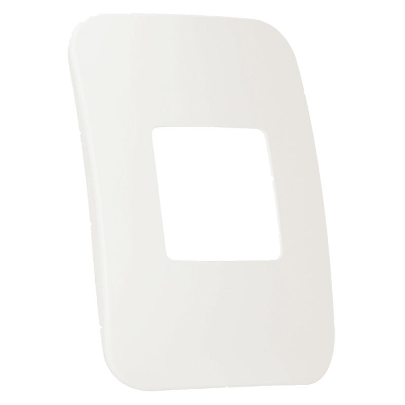 Veti 1 - One Double Module Cover Plate White