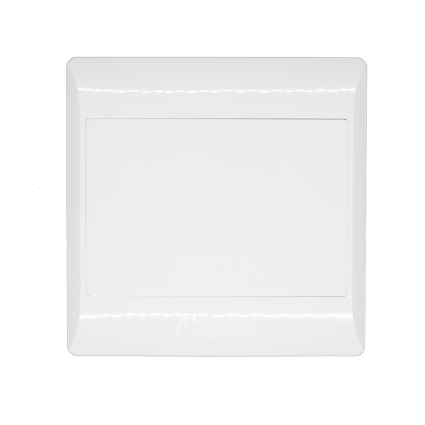 Chint Condere Blank Plate - White (4×4)