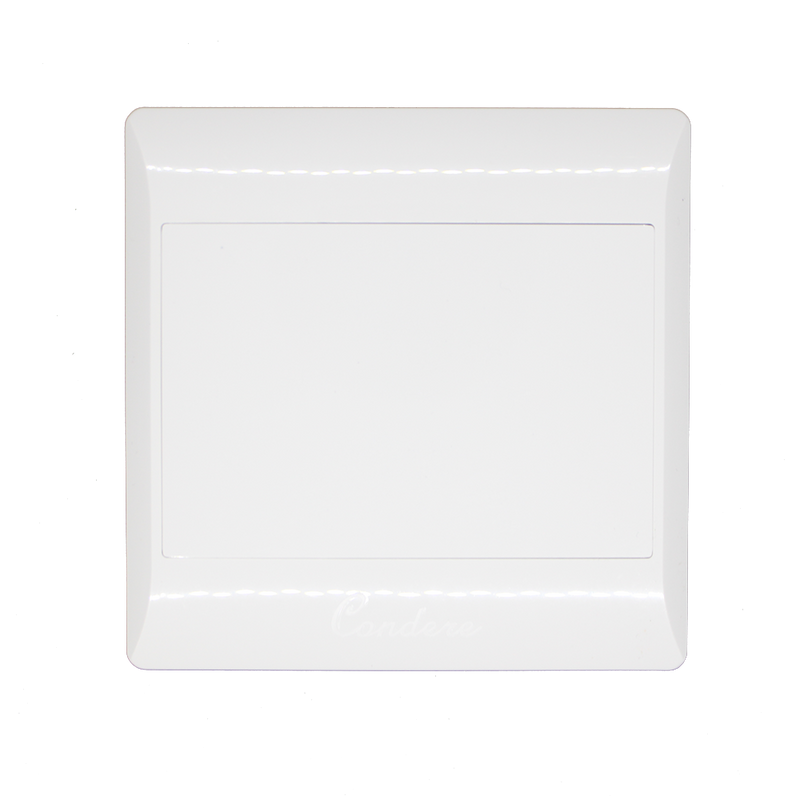 Chint Condere Blank Plate - White (4×4)