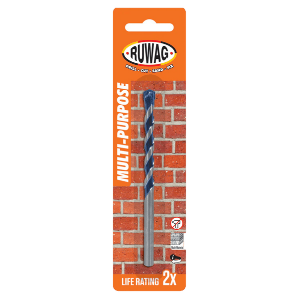 Ruwag 5 mm Multi-Purpose Drill Bit- Masonry, Metal, Wood, And Ceramic