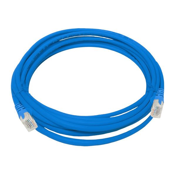 Blue Fly Lead - 1m Patch Network Cable RJ45 Cat5e/6