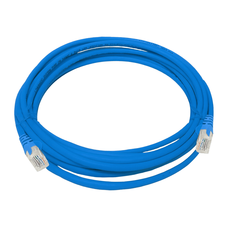 Blue Fly Lead - 1m Patch Network Cable RJ45 Cat5e/6
