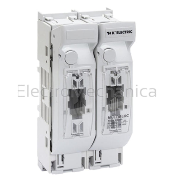 K‑ELEC NH00 Fuse Holder Disconnect - 2 Pole, Size 00, 160 A, 690 V Max