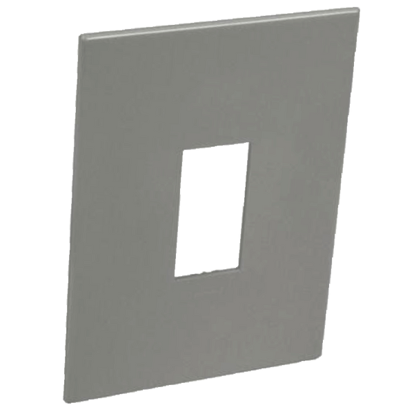 Legrand Arteor 2×4 Cover Plate - 1 Module Square Magnesium