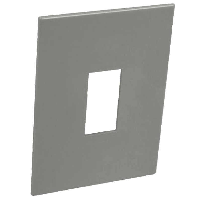 Legrand Arteor 2×4 Cover Plate - 1 Module Square Magnesium