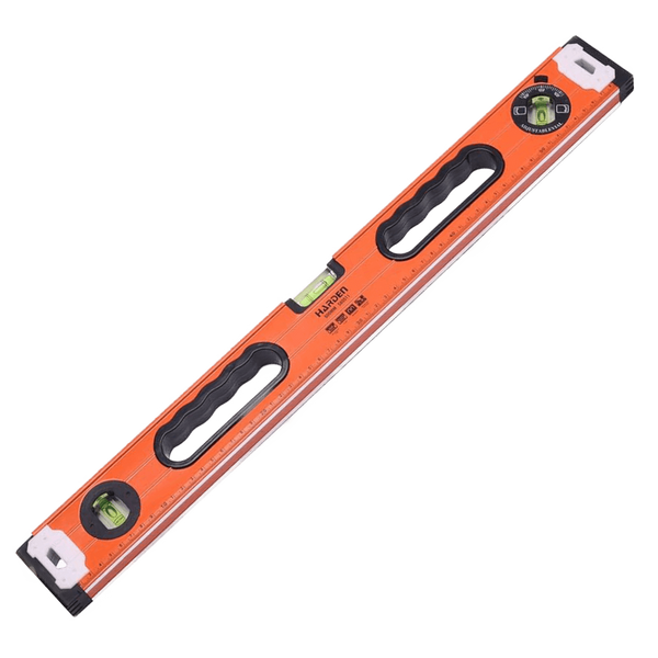 Ruwag Harden Pro Spirit Level - 1000 mm Aluminium, 3 Vials (Magnetic, Orange)