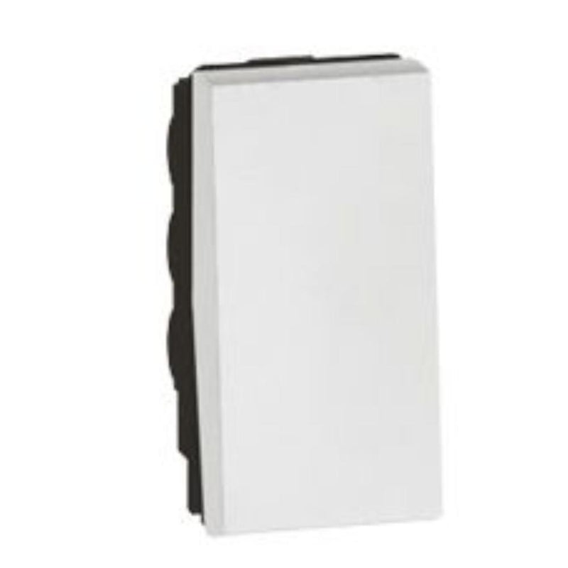 Legrand Arteor Push Button - 2‑Way, 1 Module, 6 A - White