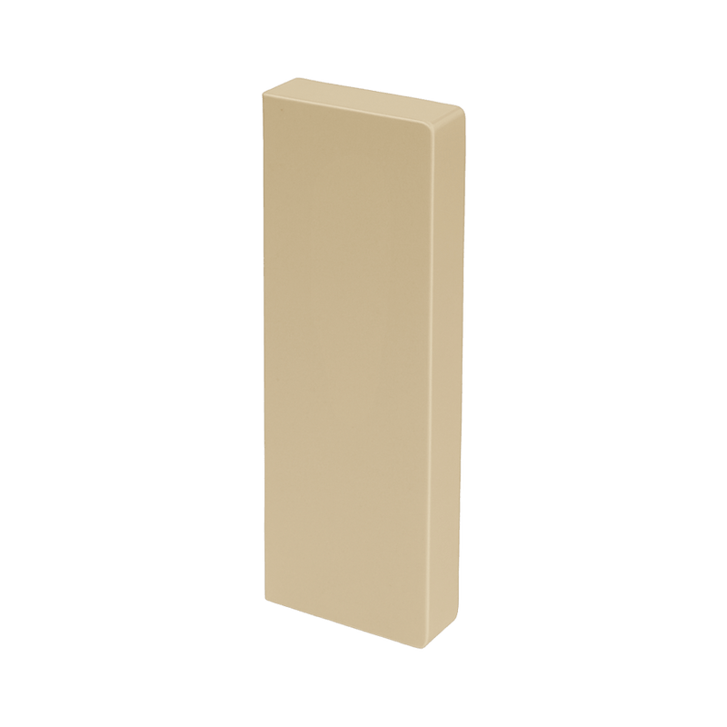 N8/P801 Plinth Skirt - 2 Compartment End Cap, Carrier Beige