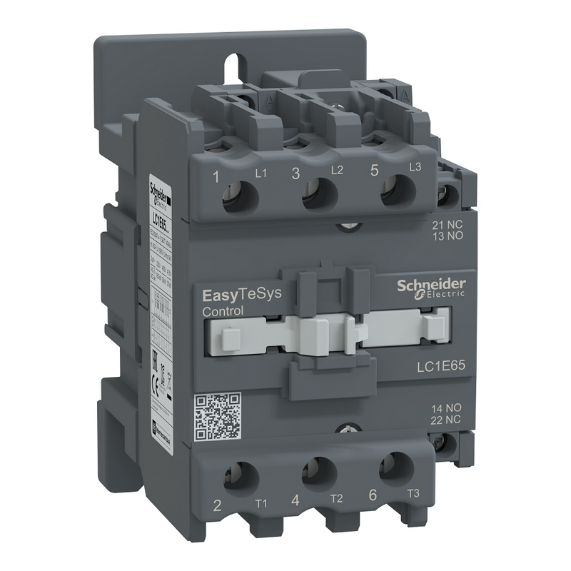 Schneider Contactor - 3P 65A TVS (30kW, 240V Coil)