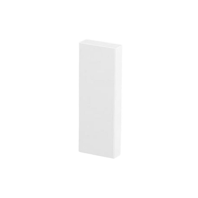 OBO MS2 Power Skirting End Cap - White