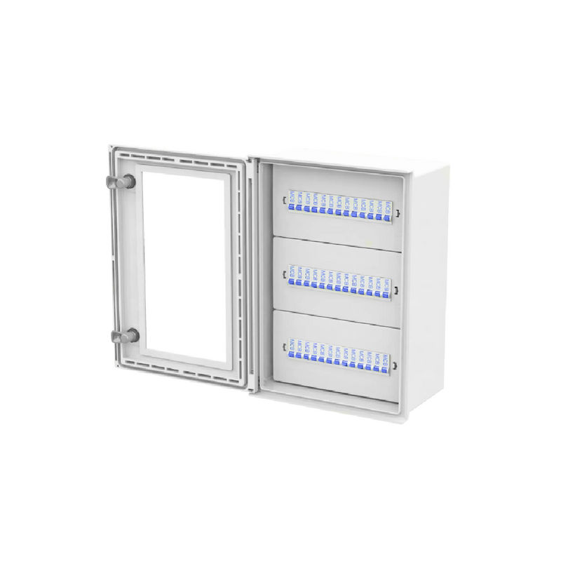 Allbrox 5 Distribution Board Kit Assembled - 500×350×200, 3×13 Way DB Kit