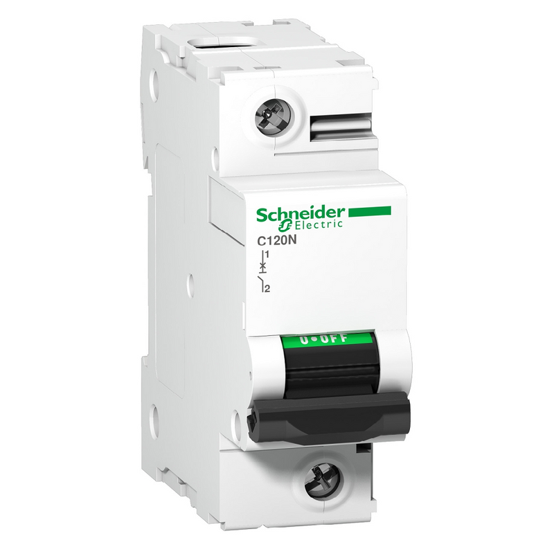 Schneider C120N 1P C-Curve MCB, 125A (10kA, 27.5mm)