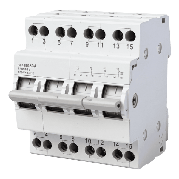 Chint Johnn 2P 125A DIN Changeover Switch
